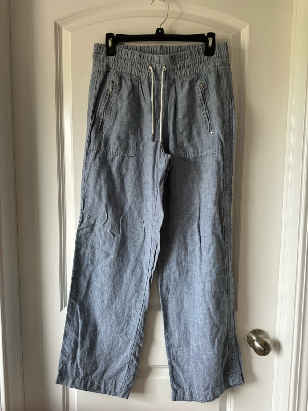 Athleta Cabo Wide Leg Linen Pants - Picture 2 of 5
